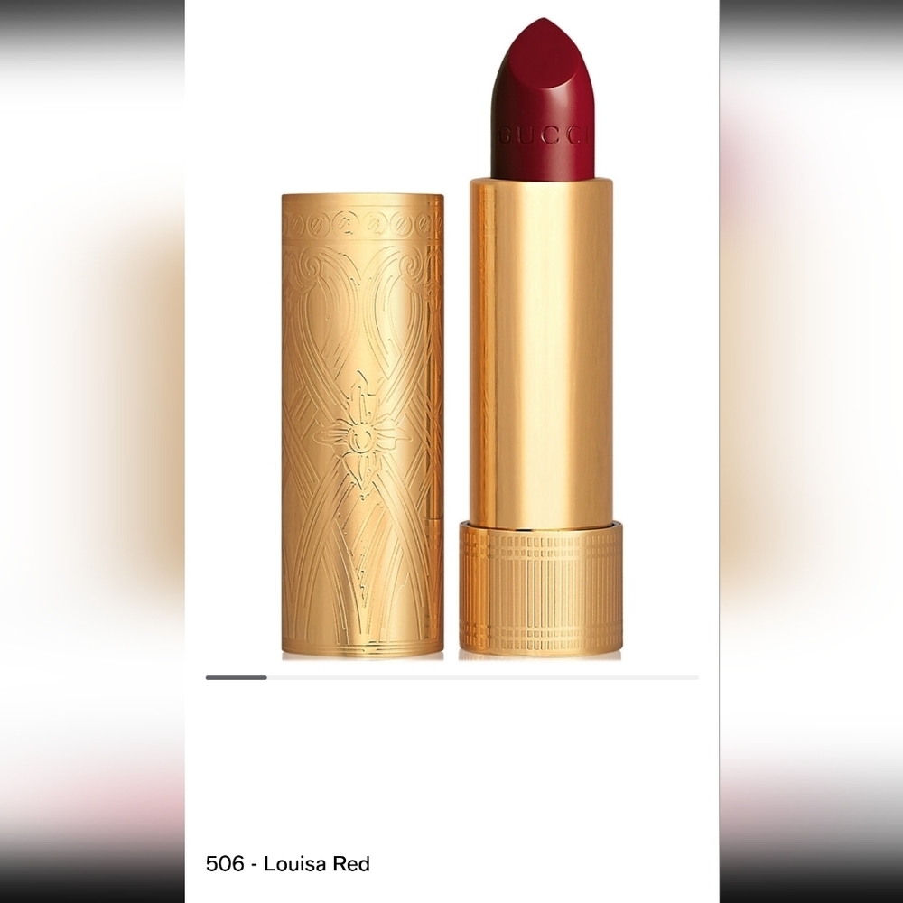 Gucci BNIB Rouge A Levres Satin Lipstick 506 Louisa Red Makeup